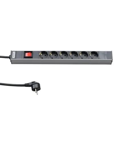 SHE19-6SH-S-2.5EU. Блок розеток 19. Hyperline в Благовещенске