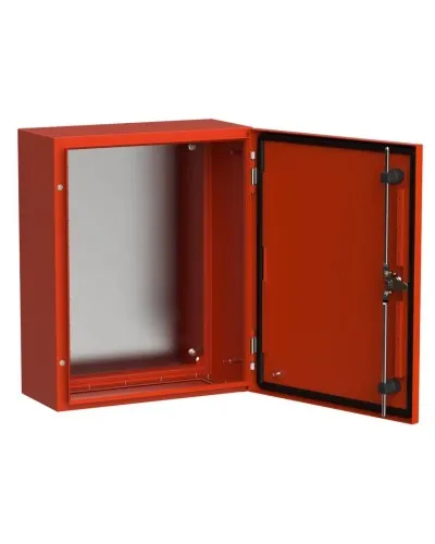 ЩМП-50.40.20 УХЛ1 IP66 RAL3020 TITAN 5 (TI5-13-N-050-040-020-66). Корпус металлический с монтажной платой. IEK в Благовещенске