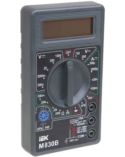 Мультиметр цифровой Universal M830B (TMD-2B-830). Мультиметр цифровой. IEK в Благовещенске