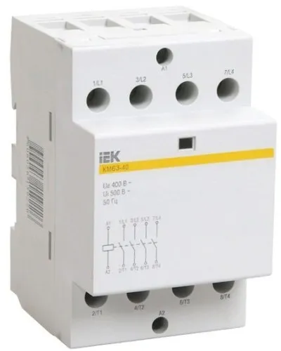 Контактор модульный КМ63-40 AC/DC (MKK21-63-40). Контактор модульный. IEK в Благовещенске