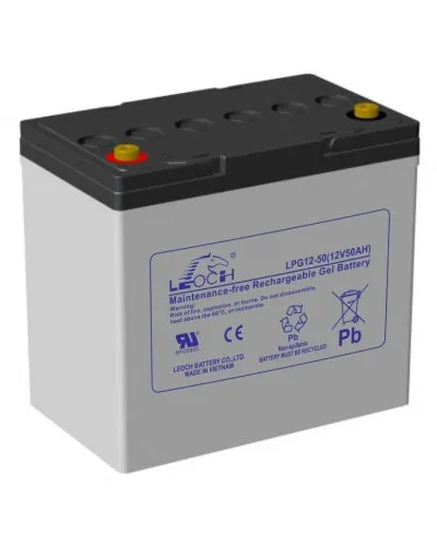 LEOCH LPG 12-50. Аккумулятор герметичный свинцово-кислотный. LEOCH в Благовещенске