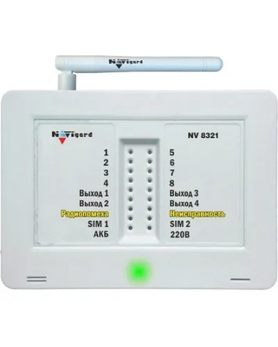 NV 8321W. GSM сигнализация радиоканальная с WI-FI модулем. NAVIgard в Благовещенске