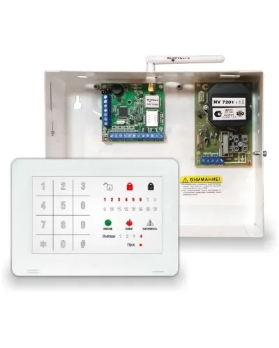 NV 1010c/8524. Устройство оконечное объектовое приемно-контрольное c GSM коммуникатором. NAVIgard в Благовещенске