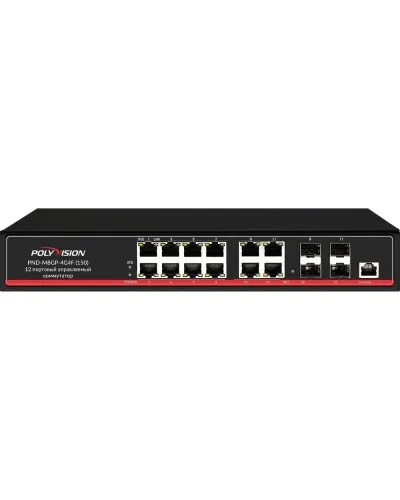 PND-M8GP-4G4F(150). Коммутатор управляемый оптический 12 портовый. Polyvision в Благовещенске