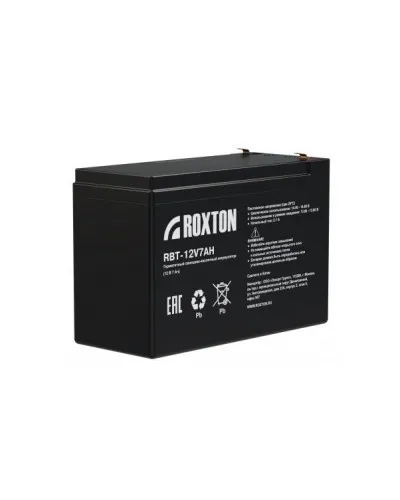 RBT-12V7AH. Аккумулятор герметичный свинцово-кислотный. ROXTON в Благовещенске