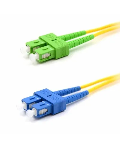 Патч-корд оптический переходной (SM), 9/125 (OS2), SC/APC-SC/UPC, (Duplex), PVC, 2м REXANT (50-2059): Патч-корд оптический в Благовещенске
