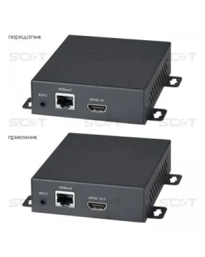 HE20E. Удлинитель HDMI, ИК-сигнала, RS232. SC&T в Благовещенске