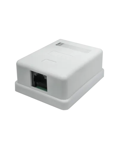 Розетка настенная RJ-45, 8P8C, Cat.5e, 1 порт UTP (10-0307): Компьютерная розетка в Благовещенске