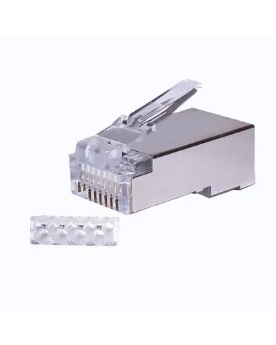 Коннекторы 8P8C FTP Cat.6 3U (RJ-45) (100шт) (10-0202). Разъем RJ-45. SUPRLAN в Благовещенске