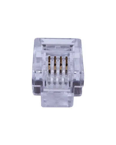 Коннекторы 4P4C (RJ-11) (100шт) (10-0229). Телефонный разъем 4P4C (RJ-11). SUPRLAN в Благовещенске