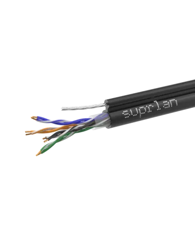 UTP Cat.5e 4x2xAWG24 Cu PE Outdoor T-FG8 (трос) Standard (01-0322-1). Кабель «витая пара» (LAN) для структурированных систем связи. SUPRLAN в Благовещенске