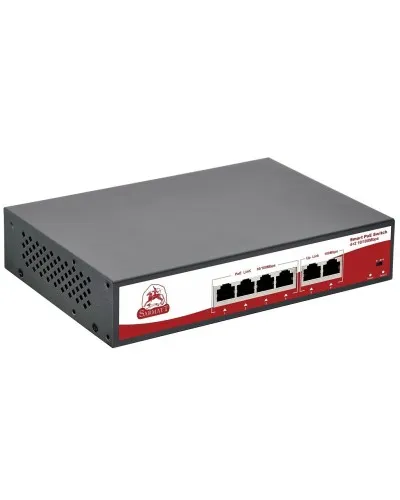 SR-PS0420FBL. Коммутатор с питанием по PoE. SarmatT в Благовещенске
