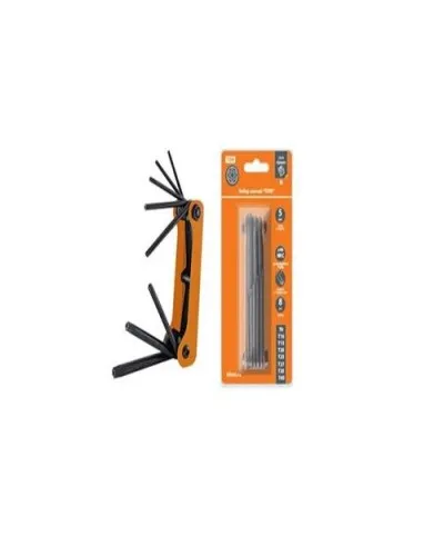 Набор ключей TORX раскладной 8шт.: T9-T40, углеродистая сталь Гранит TDM (SQ1020-0211). Набор ключей. TDM ЕLECTRIC в Благовещенске