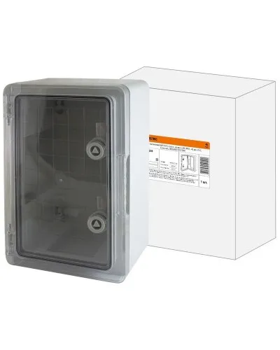 ЩМП-0-4, прозрачная крышка ABS, IP65, 400x300x220. Бокс пластиковый антивандальный. TDM ЕLECTRIC в Благовещенске