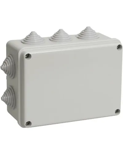 Коробка ОП 150х110х70мм, крышка, IP55, 10 гермовводов (SQ1401-1242). Распаячная коробка. TDM ЕLECTRIC в Благовещенске