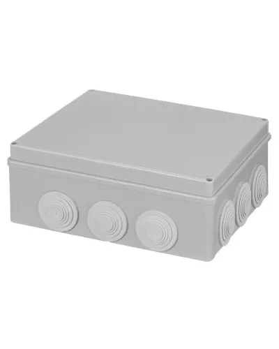 Распаячная коробка ОП 240х190х90мм, крышка, IP55, 12 гермовводов TDM (SQ1401-1143). Распаячная коробка ОП. TDM ЕLECTRIC в Благовещенске
