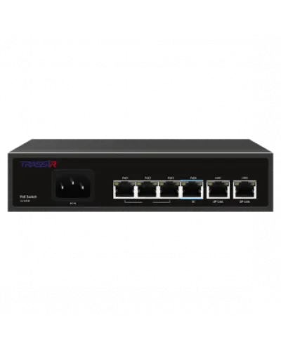 TR-NS1206-65-4PoE. Коммутатор с PoE. Trassir в Благовещенске