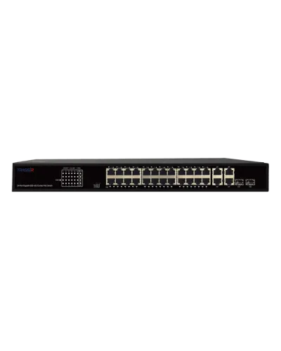 TR-NS14282C-370-24POE. Коммутатор с PoE. Trassir в Благовещенске