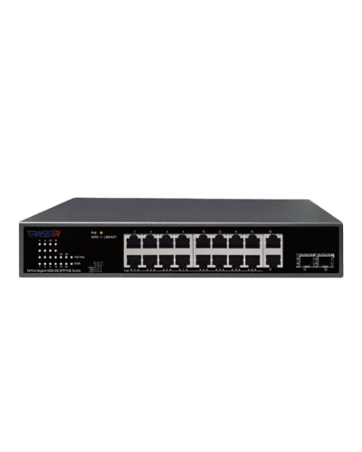 TR-NS14202S-185-16POE. Коммутатор с PoE. Trassir в Благовещенске