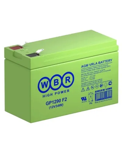 WBR GP1290 F2. Аккумулятор герметичный свинцово-кислотный. WBR в Благовещенске