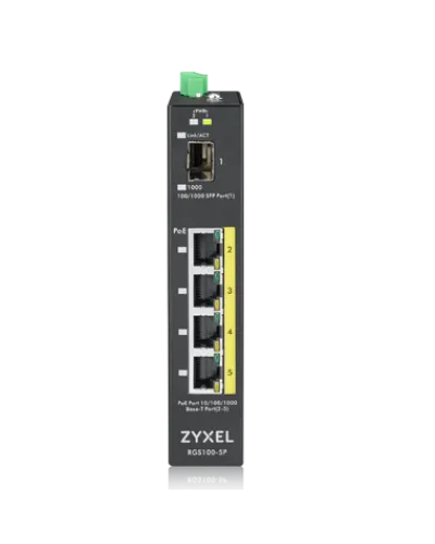 RGS100-5P-ZZ0101F. Промышленный PoE+ коммутатор. ZYXEL в Благовещенске