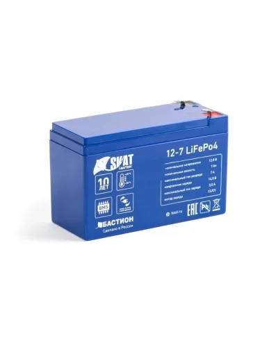 Skat i-Battery 12-7 LiFePo4 (645). Li-Ion аккумулятор. Бастион в Благовещенске