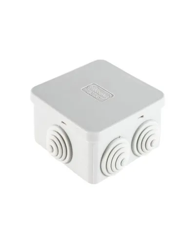 Коробка JBS070 70х70х40, 6 вых., IP44, серая (44056). Коробка монтажная. Экопласт в Благовещенске