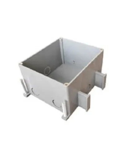 Коробка для люков в пол на 2 поста BOX/2+2ST66 (70125): Коробка для люков в пол на 2 поста 45х45мм + 2 модуля 45х22,5 (70025), пластик в Благовещенске