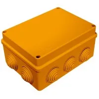 Коробка JBS150 150х110х70, 10 вых., 6P (0,15...2,5мм²) (43069HF): Коробка монтажная, огнестойкая, без галогена