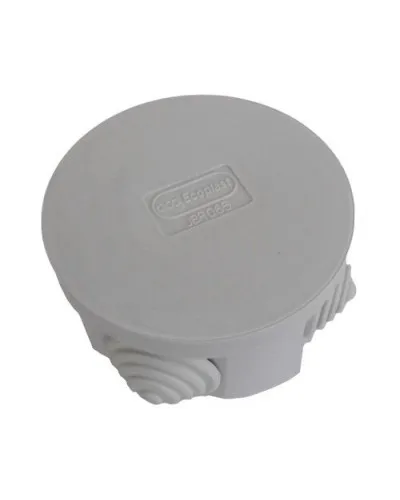 Коробка 3001 D70x36, 4 вых, IP55, серая (44001). Коробка монтажная. Экопласт в Благовещенске