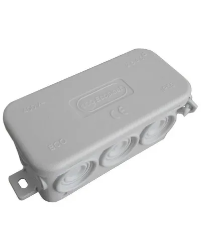 Коробка JBL090 90х42х40, 10 вых., IP55, белая (44055W-1). Коробка монтажная. Экопласт в Благовещенске
