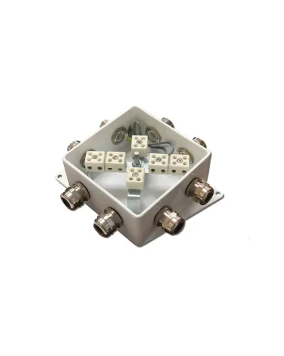 КМ-О (12к*6,0)-IP66-120х120, три ввода: Коробка монтажная огнестойкая в Благовещенске