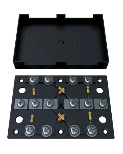 KRA-4 75 Om black (MEC42102). Коробка на 4 абонента. МЭК-Электрика в Благовещенске
