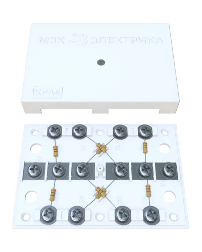 KRA-4 75 Om white (MEC42101). Коробка на 4 абонента. МЭК-Электрика в Благовещенске