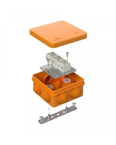 Коробка огнестойкая 80х80х40 для о/п (40-0210-FR6.0-6). Коробка огнестойкая для открытой установки. Промрукав в Благовещенске