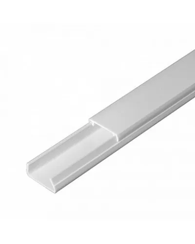 Короб 20х10 (Промрукав) (PR.0325203). Кабель-канал с двойным замком белый 20х10. Промрукав в Благовещенске