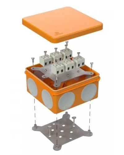 Коробка огнестойкая 60-0300-FR2.5-12 Е15-Е120 100х100х50. Коробка огнестойкая для открытой установки. Промрукав в Благовещенске